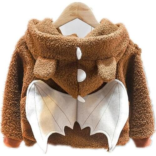 Baby Spring Autumn Fashion Clothes Children Boys Girls Cartoon Hooded Jacket Kids Infant Thicken Cotton Clothing Toddler Hoodies
