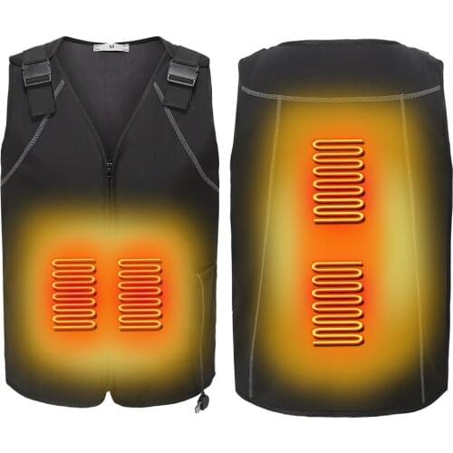 Men Women Electric Heated Thermal Vest Heating Waistcoat Warm Winter Outdoor Fishing Hunting Waistcoat Hiking Jacket Vests