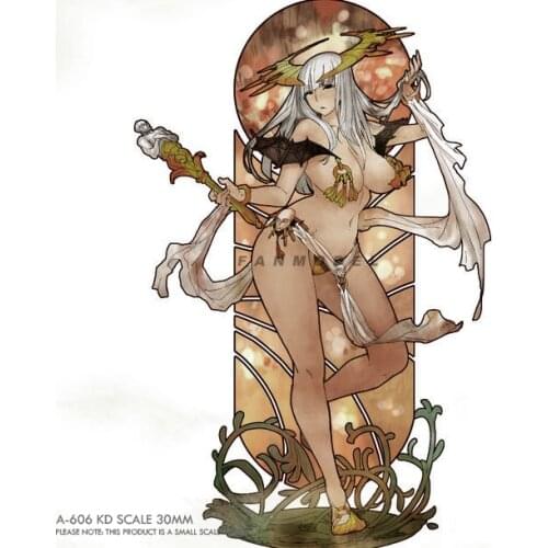 30MM Resin model kits figure beauty colorless and self-assembled A-606