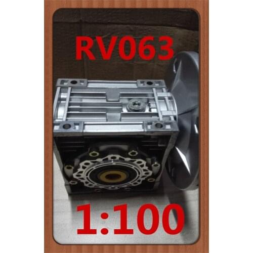 NMRV turbine worm reducer RV063 1:100 19 key input hole 6 WJ60 b5-100-80