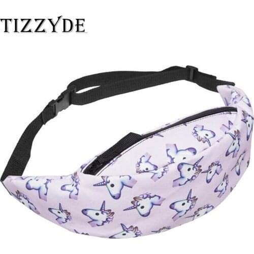 3D Unicorn Painting Chest Bag For Unisex Multifunction Waist Bags Mobile Phone Wallet Travel Pouch Waist Packs MC85