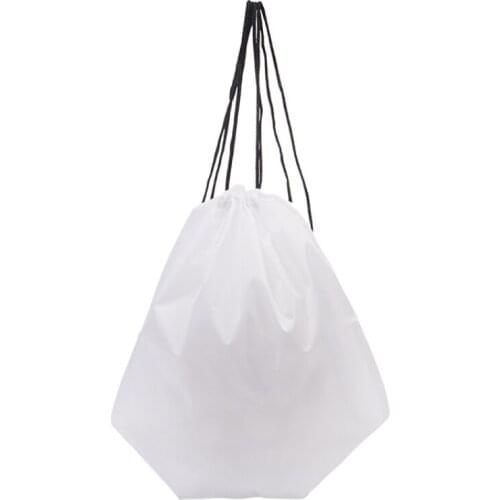 Portable Outdoor Drawstring Backpack Football Basketball Drawstring Bags Pocket For Teens Men Women Gym Sports Waterproof Bag