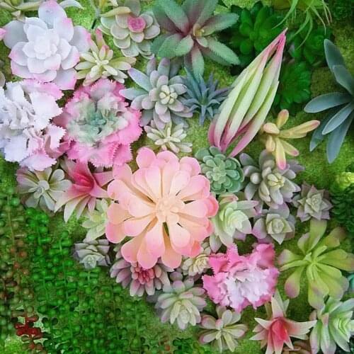 1 PCS Real touch Mini palm bonsai local landscape artificial fleshiness Cactus plant decorative flower for table decoration