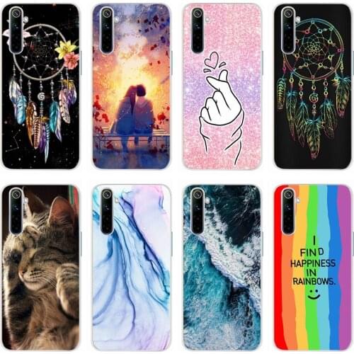 Silicone Case For Oppo Realme 6 Coque Realme 6 Pro Transparent TPU Phone Cases For Realme 6 6i Realme6 Pro Back Cover Soft Cases