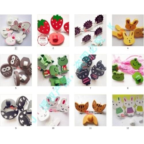 Scrapbooking Bulk diy cartoon wooden buttons beads wood buttons scrapbooking accessories