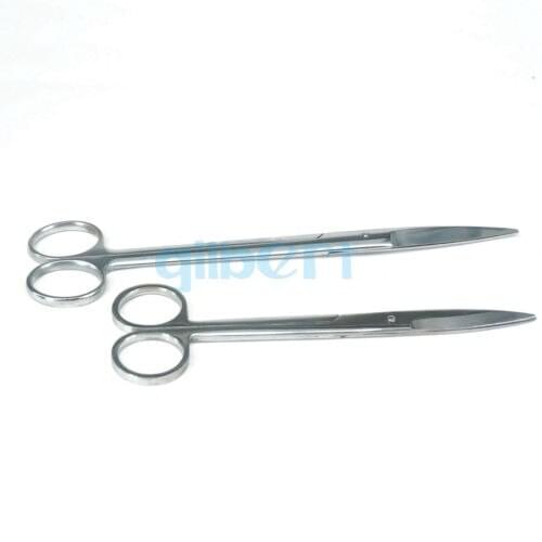Length 100/125/140/160/180/200/220mm Dressing Scissors S/Steel Grooming Hair Surgical Dental Blunt Sharp