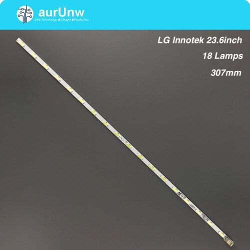 LED Backlight strip 18 lamp for LG INNOTEK 23.6inch 24MT45D 22MA31D 24MT47D 24MT40D 24E510E V236B1-LE2-TREM11 24LB450U V236BJ1