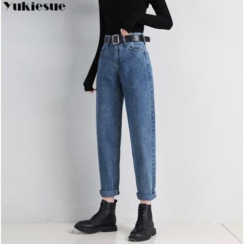 Vintage Boyfriend Jeans For Women High Waist Loose Plus Size Streetwear Female womens Denim jeans woman Harem Pants S-5XL