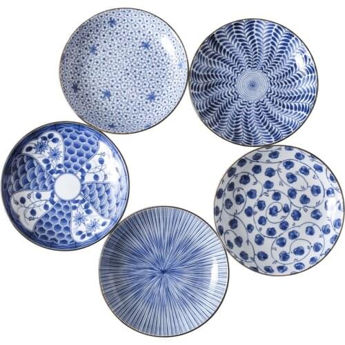 1 PC Ceramic Dish Plate 20CM Japanese style Tableware Utensil High Quality Made in Japan