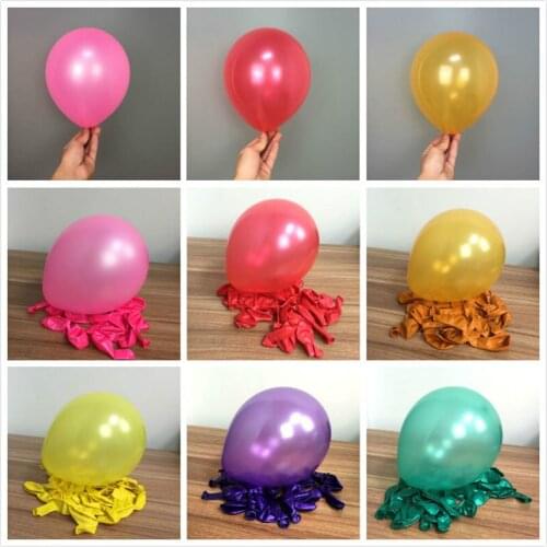 10inch Latex Balloon 5pcs/lot Thickening Pearl latex air Balls Inflatable Wedding Birthday Celebration Party Decoration Ballon