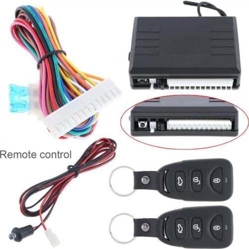12V Universal Car Auto Remote Central Kit Door Lock Locking Vehicle Keyless Entry System with Remote Control Car Alarm System