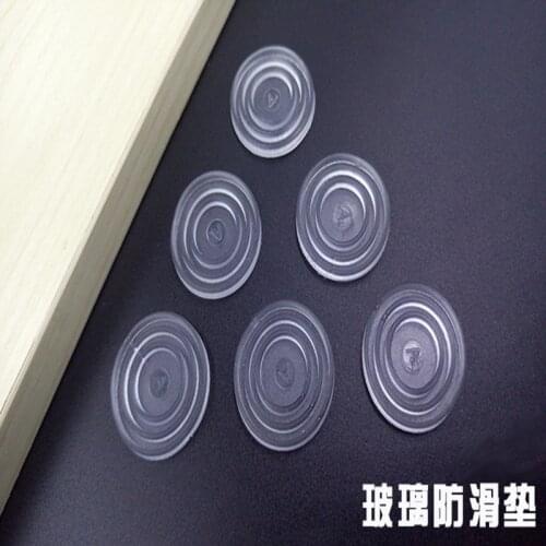 20pcs or 50pcs tea table glass rubber mahogany furniture non slip rubber suction pad gasket transparent soft glass table