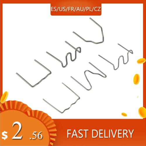 500pcs Hot Staples Plastic Welding Repair Machine 0.6/0.8mm Stainless Steel S/M/V/Wave For Car Tools Bumper Nylon Welding Tool