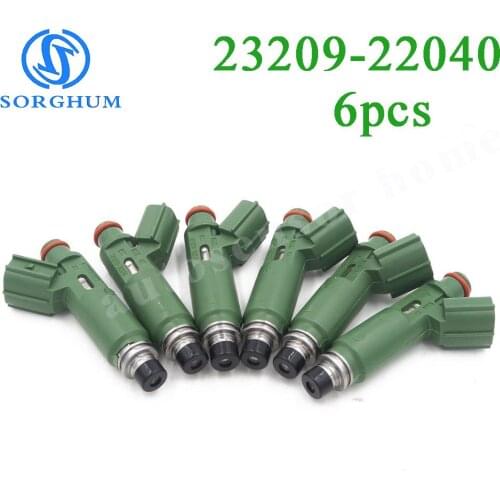 6pcs New 23209-22040 Fuel Injector For Chevrolet Prizm Toyota Matrix Corolla MR2 Pontiac Vibe