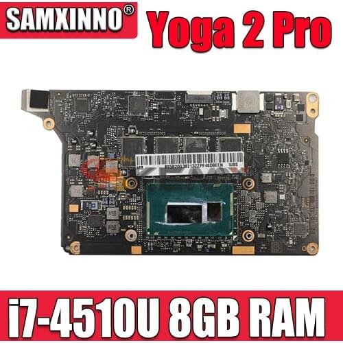Akemy NM-A074 for Lenovo Yoga 2 Pro Laptop Motherboard 5B20G38213 VIUU3 i7-4510U CPU 8GB RAM brand new