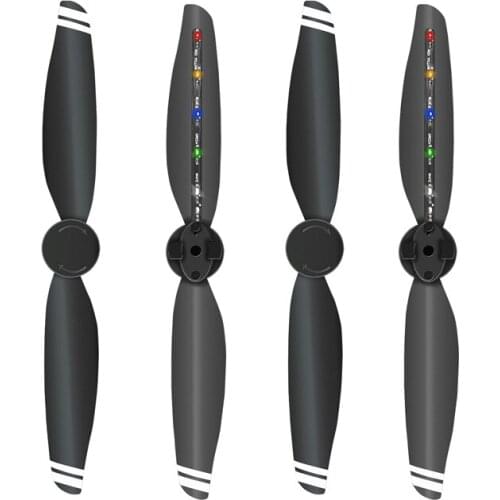 Drone LED Light Flash Propellers Night Flight For DJI Mavic Air 2/Air 2S Drones Propeller Base Charging Cable Drone Accessories