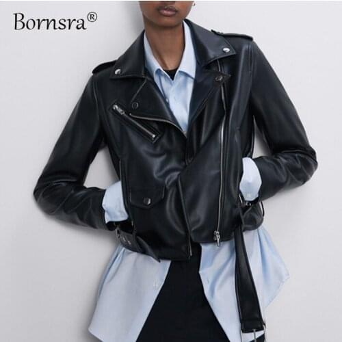 Женские короткие куртки Bornsra China At AliExpress