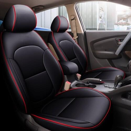 Custom Leather car seat covers For Hyundai i35 2010 2011 2012 2013 2014 2015 2016 2017 years Automobiles Seat Covers auto