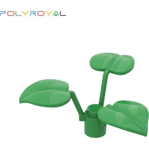 POLYROYAL Building Blocks parts Clover clover plant 10 PCS MOC Compatible With brands toys for children 6255