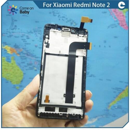 For Xiaomi Hongmi Note 2 Redmi Note 2 Note2 LCD screen display+ touch original digitizer with frame 5.5inch with TOOLS