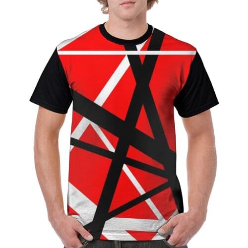 Van Halen T Shirt Evh 5150 Stripes T-shirt Short Sleeves Graphic Tee Shirt Polyester Graphic Men/mowen Summer Awesome Tshirt