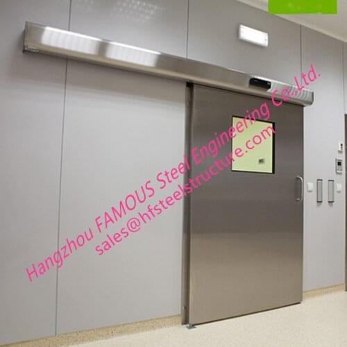 Lightweight Stainless Sliding Door Smart Access System With Polyuethane Core Door Panel