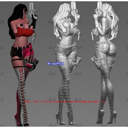 Wong Work Unpainted Hell Girl 1/6 Scale 30cmH 3D Printing Unassembled Garage Kits GK Model Kit Figure Statue TTG-210327-06
