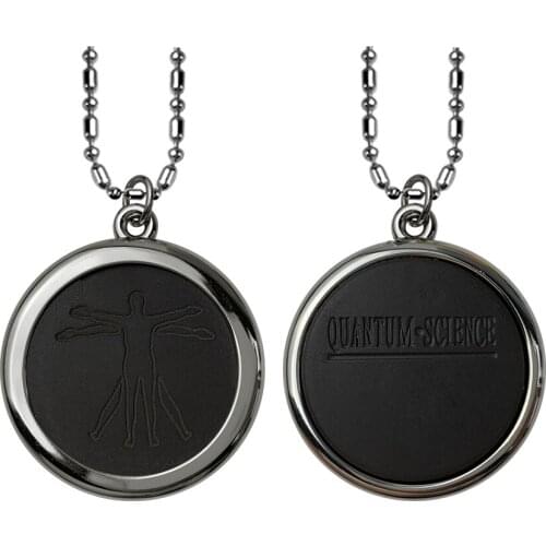 Newest Design Anti EMF Protection Pendant Necklace- Lava Stone Quantum Energy Spiritual Health Necklace Jewelry for Men Women