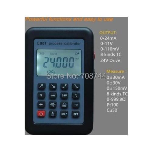 New LB01 Thermocouple Current Voltmeter Signal Generator Source Calibrator Process Calibrator 4-20mA/0-10V/mV