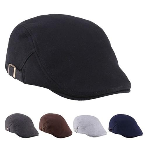 New Arrival Men Women Duckbill Fashion Classic Beret Cabbie Cowboy Flat Hat Driving Cap