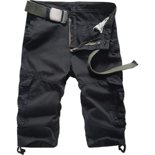 2021 Summer Fashion Cargo Shorts Men Multi-pocket Casual Sports Cycling Shorts Sweatpants Fifth Pants Casual Slim Shorts