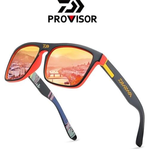 New Daiwa 2021 Mens Polarized Fishing Glasses Summer Outdoor Mountaineering Fashionable Colorful Film Sports Sunglasses 168