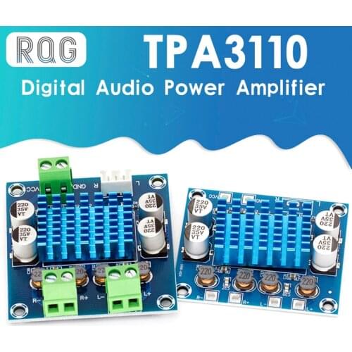 TPA3110 XH-A232 30W+30W 2.0 Channel Digital Stereo Audio Power Amplifier Board DC 8-26V 3A