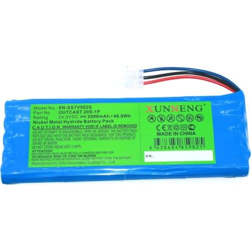 XunNeng OUTCAST 20S-1P Battery for Soundcast Outcast ICO411a ICO411a ICO410 ICO411a-4N ICO410-4n 2000mAh