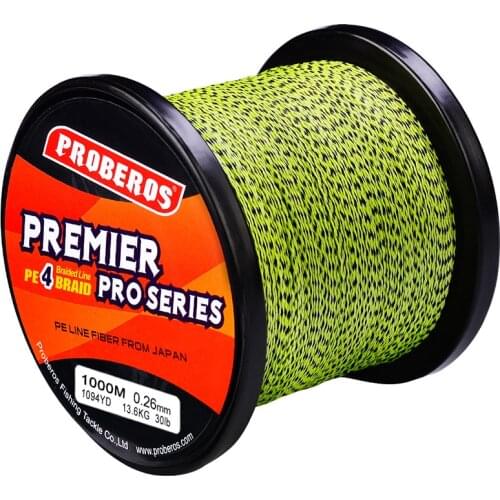 4 Braided Fishing Line 1000M 4 Series Strong Multifilament PE Braids Wire 6-100LB Freshwater Saltwater Line