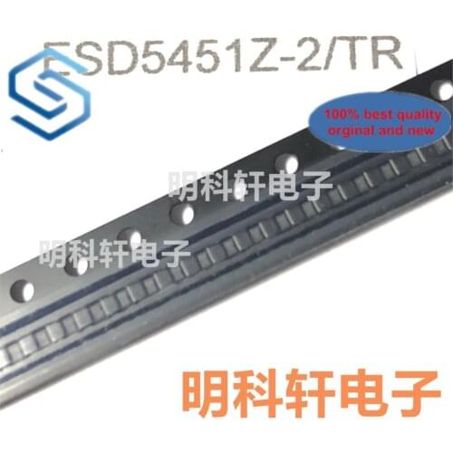 50 PCS 100% orginal new ESD5451Z - 2 / TR ESD5451Z DFN0603 anti-static protection tube