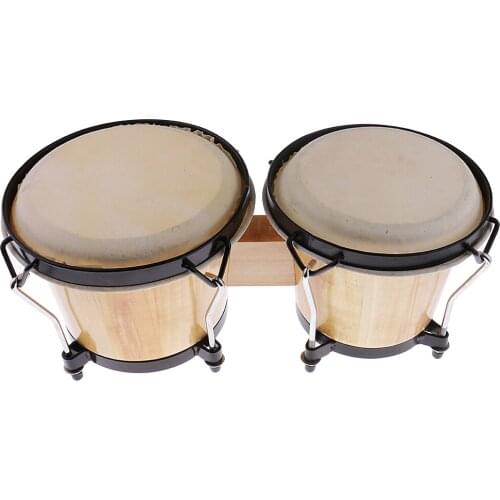 Orff Bongo Drum African Drum Percussion Instruments for Band Students Performances