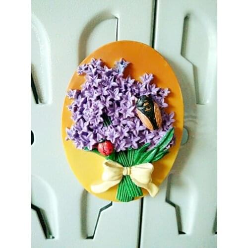 Bouquet tourist souvenir fridge stickers