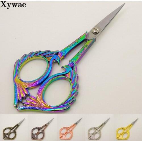 European Retro Scissors Cross Stitch Antique Vintage Needlework Thread Embroidery Scissor Sewings for Handicraft DIY Accessories