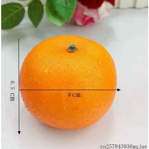 Artificial Fruit Orange Fake EVA Plastic Props Cognitive Teaching Aids Fruit For Store Shop Display