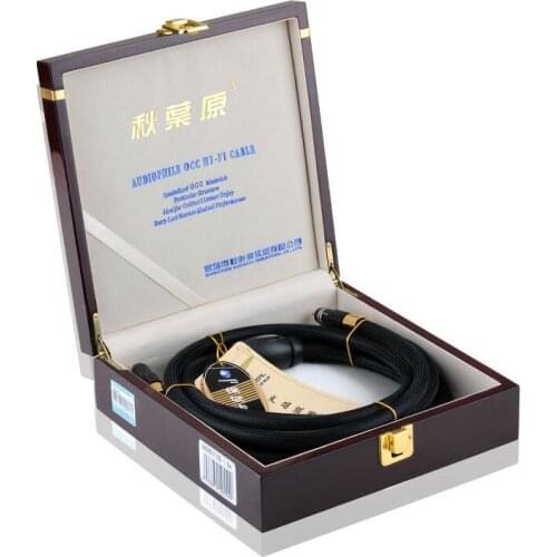 1 pair Choseal AA-5401 Audiophile 6N OCC HIFI Cable Analog Audio Signal Cable RCAtoRCA Cable 1.5m