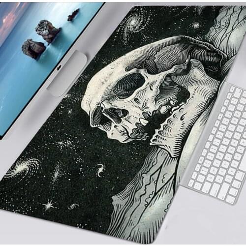 Dark Horror Skull XXL Mousepad 90x30 Gaming Accessiores Mouse Pad 900x400mm Podkladka Pod Mysz Non-slip Rubber Tapis De Souris