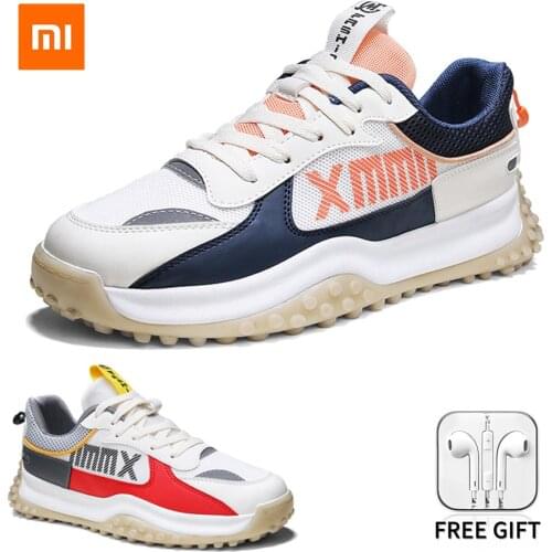 Xiaomi Youpin Couple Sneakers Casual Shoes Men And Women Breathable Mesh Tennis Training Shoes Outdoor Non-slip Fashion Flats