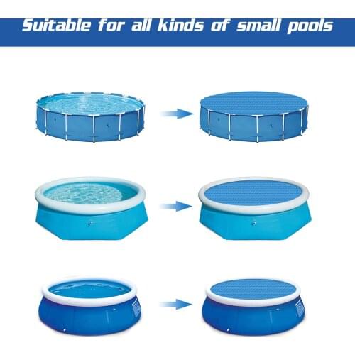 Swimming Pool Cover, Swimming Pool Heat Insulation Bubble Film, Heart ShapedBubble,Outdoor Dustproof Anti-UV Patio Furniture Cov