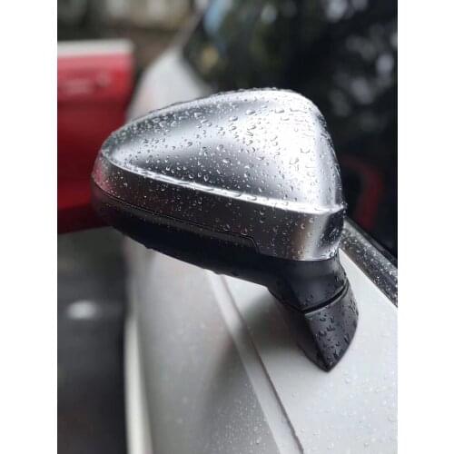Side Wing rearview Mirror Caps For Audi A4 A5 B9 matt silver 2017 2018 2019 S4 S5 RS5 allroad Quattro replace Covers