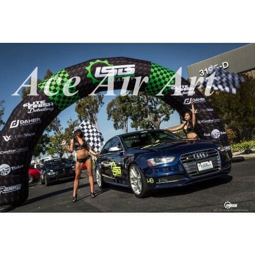 Custom design inflatable start/finish line arch, advertising inflatable archway for sport event/F4 racing