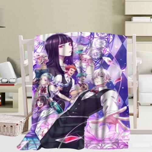 High Quality Anime Death Parade Blankets 3D Printing Soft Blanket Throw On Sofa/Bedding Portable Adult Travel Cover Blanket