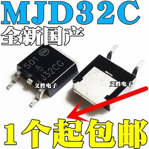 Original new 10pcs/ MJD32CT4G MJD32C J32CG TO252 SOT252