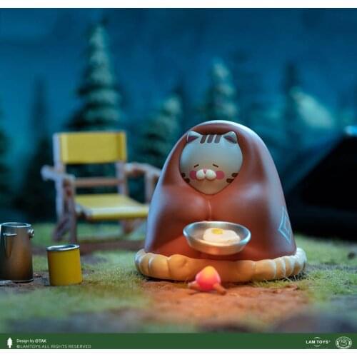 Work More And Get More Blind Random Box Toys Cat Anime Action Figure Surprise Items Figurine Doll For Gift Collection 8Pcs/Set