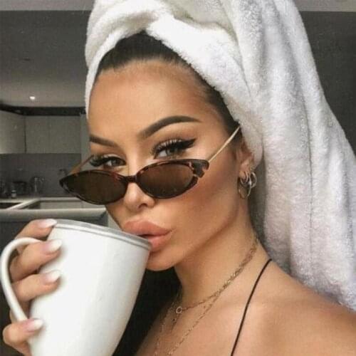 Vintage Small Cat Eye Sunglasses Women Retro Brand Designer Sun Glasses Mirror Fashion Sexy Female Shades Lunette De Soleil